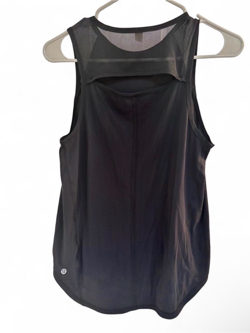 lululemon athletica Black Mesh-Back Performance Tank